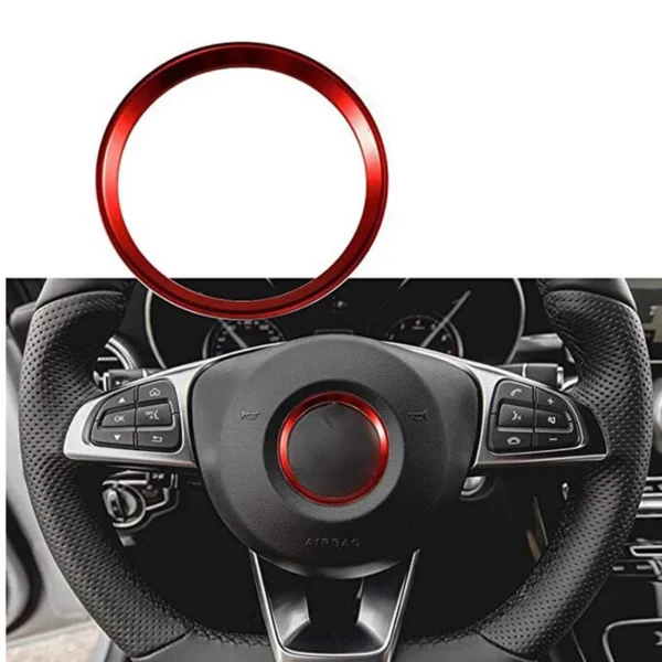 Mercedes-Benz ratt ring 52mm Röd