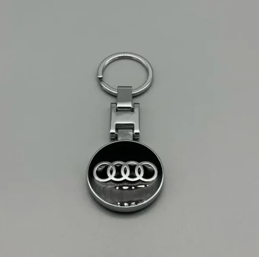AUDI Logga nyckelring Svart