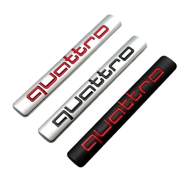 AUDI Quattro Emblem Skärmar & Lucka
