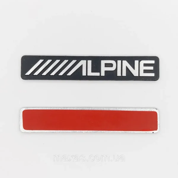 Alpine emblem Högtalaremblem 2st