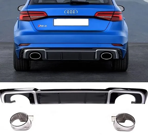 Diffuser Audi A3 8V RS Style 16-20