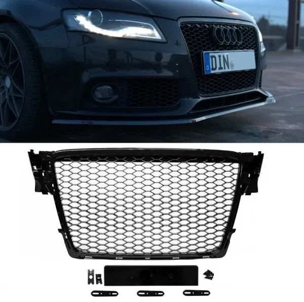 Audi A4 RS4 Grill B8 Honeycomb 08-11