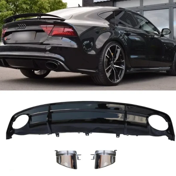 Audi A7 Diffuser S-line RS7 14-18