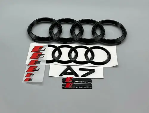 Audi A7 Emblem Kit S-Line Paketpris