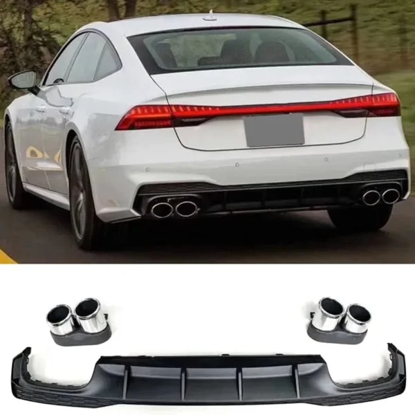 Audi A7 diffuser S7 style 4K8 2018-