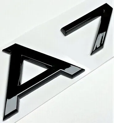 Audi A7 emblem blanksvart