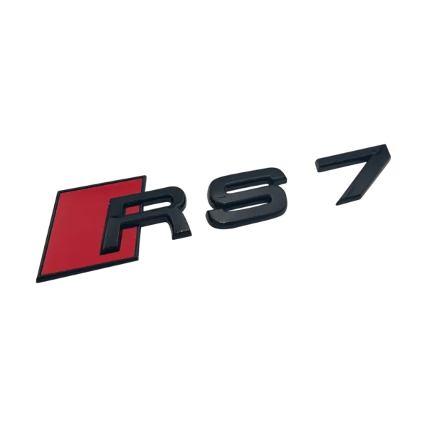 Audi Modellbeteckning RS7 Svart
