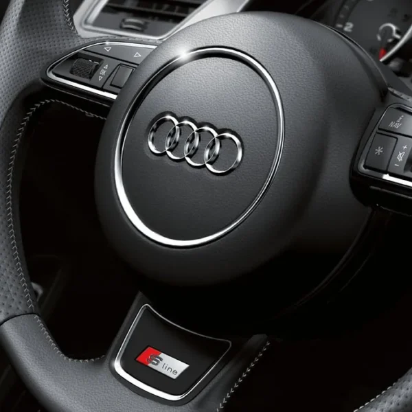 Audi Sline emblem till ratt & fälgar