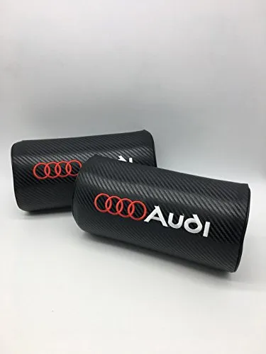 Audi logo kolfiber kuddar till bilen