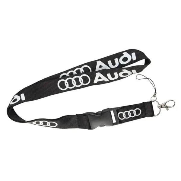 Audi nyckelband Nyckelhänge svart