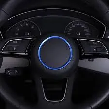 Audi ratt ring blå
