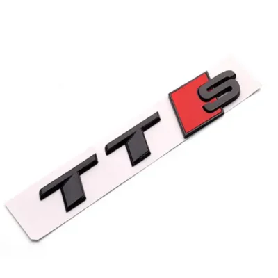 Audi TTS emblem svart