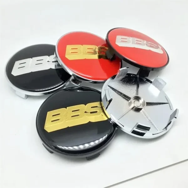 BBS navkåpor 4-pack 56mm 60mm 68mm 70mm