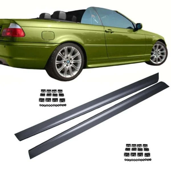 BMW E46 Sidokjolar M-Design Coupe Cab