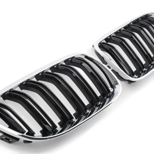 BMW E92 Krom Grill E93 Dubbelribb 10-14