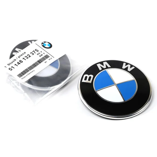 BMW Emblem 82mm Blå Vit (Motorhuv eller Lucka)