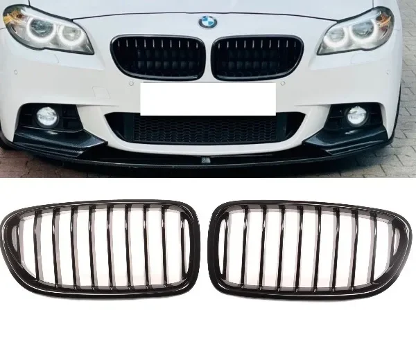 BMW F10 F11 grill njurar Blank (Singelribb)