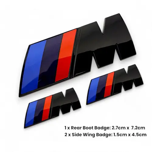 BMW M Emblem Kit 3-Pack