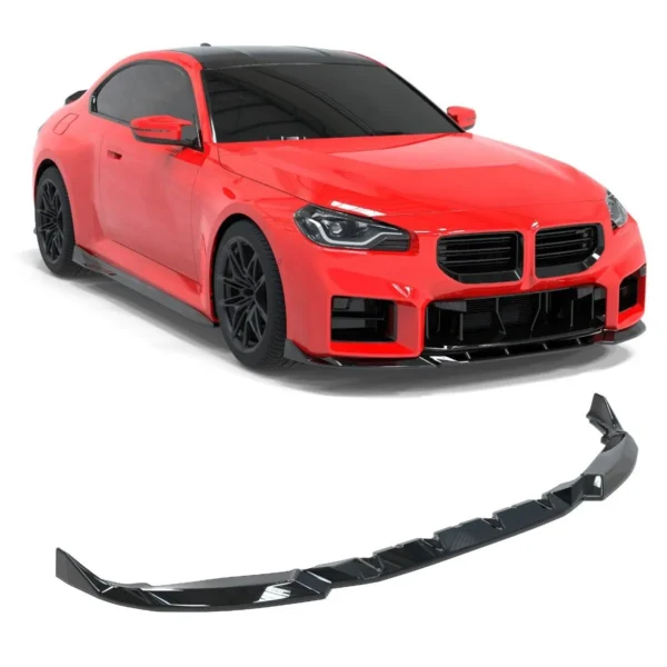 BMW M2 G87 Frontläpp Spoiler (Blanksvart)