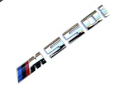 BMW M550i Modellbeteckning 24cm Krom Motorkod
