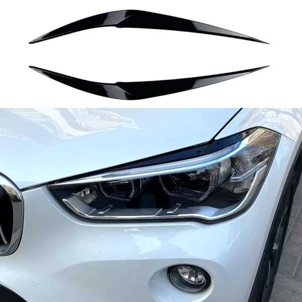 BMW X1 F48 Ögonlock Blanksvart