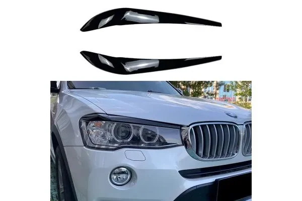 BMW X3 X4 Ögonlock Blanksvart F25 F26