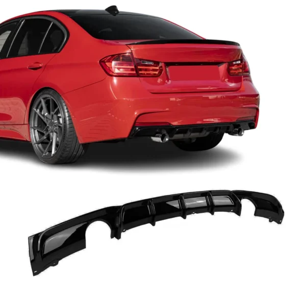 Blanksvart diffuser Bmw 335 & 340 f30 F31