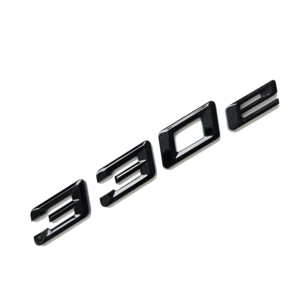 Bmw 330e modellbeteckning Motorkod Svart & Krom