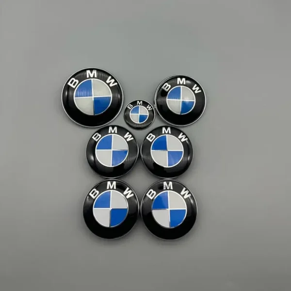 Bmw Emblem Set Blå Vit 7-Pack