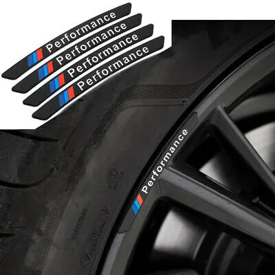 Bmw Fälg Stickers M-Performance 4-Pack svart