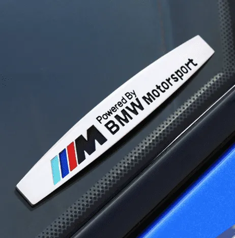 Bmw M motorsport Emblem 2x