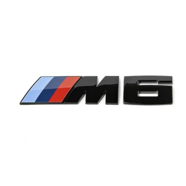 Bmw M6 emblem logga Svart / Krom