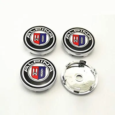 Bmw fälgemblem centrumkåpor Alpina 4-Pack