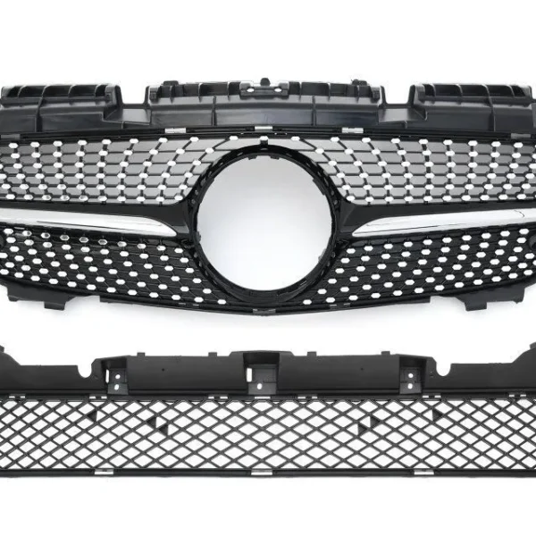 Diamant Grill Mercedes-Benz SLK R172 11-15 - Svart Fena