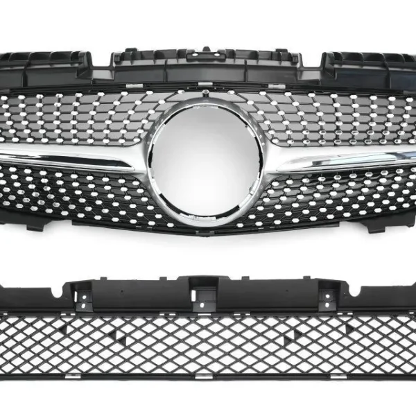 Diamant Grill Mercedes-Benz SLK R172 11-15 - Silver fena
