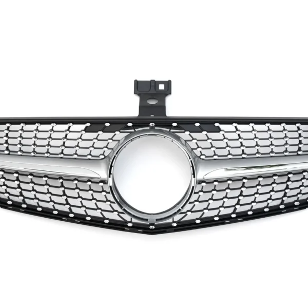 Diamant Grill Mercedes W204 C204 - Silver fena