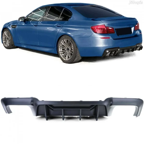 BMW F10/F11 Diffuser M5 Stil Mattsvart