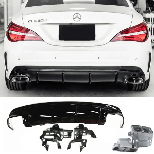 Mercedes CLA W117 C117 Diffuser 13-18 AMG45