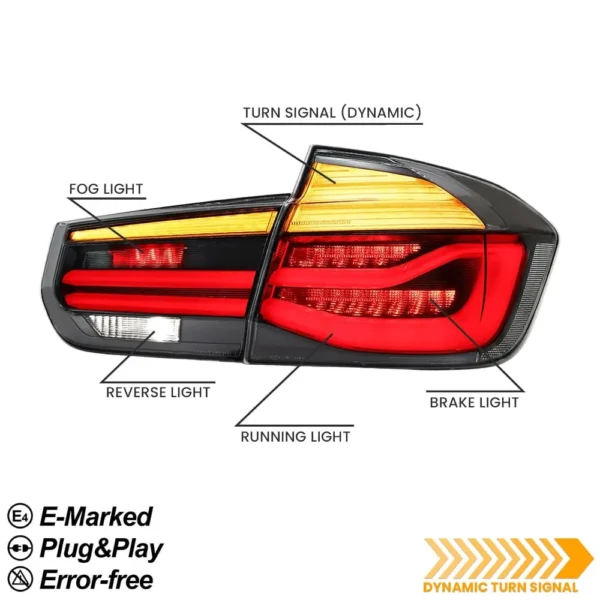 F30 F80 LED Baklyktor Bmw Performance