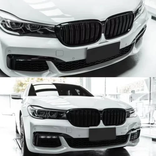 Grill BMW G11 G12 15- Blank Svart