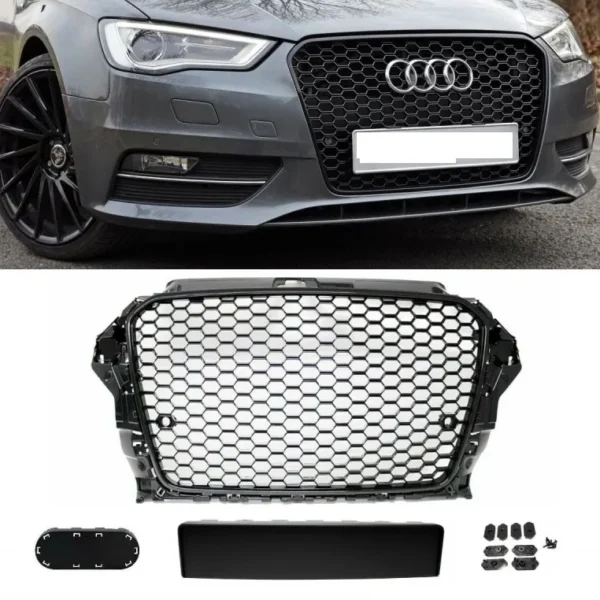 Honeycomb grill Audi A3 8V RS3 12-16