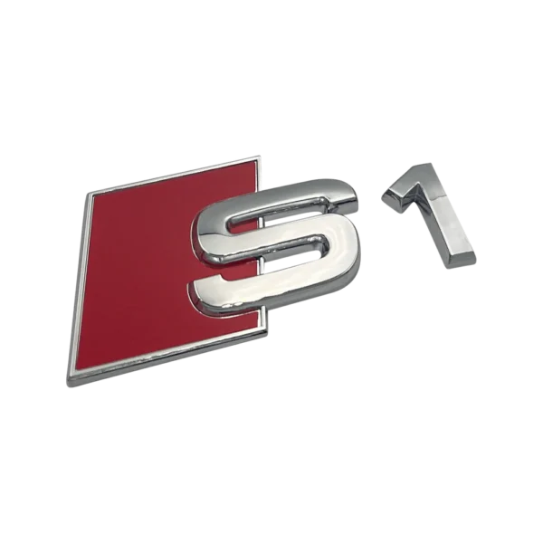 Krom Audi Modellbeteckning S1 Emblem