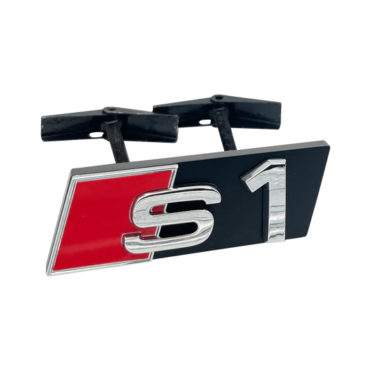 Krom Audi S1 Grill emblem