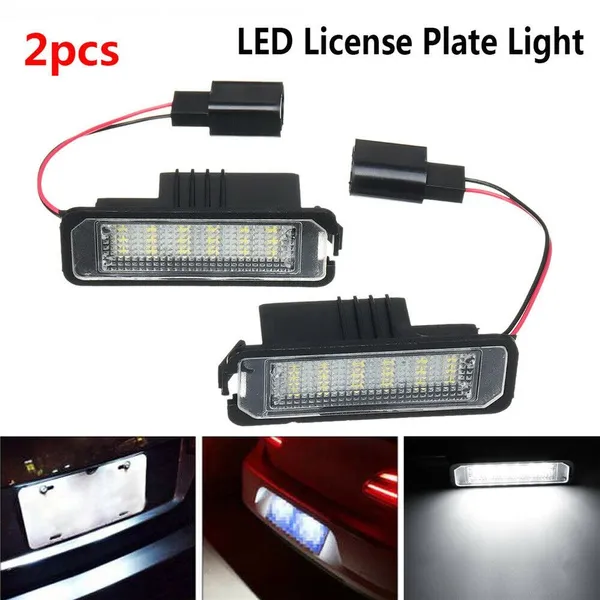 LED skyltbelysning Volkswagen VW Skoda Seat