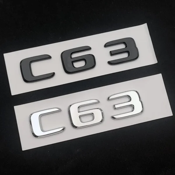 Mercedes Benz C63 emblem C63 AMG Motorkod