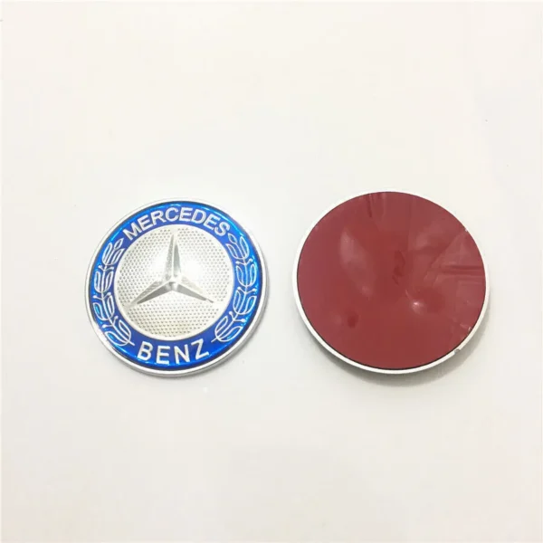 Mercedes-Benz Ratt emblem BLÅ 57mm