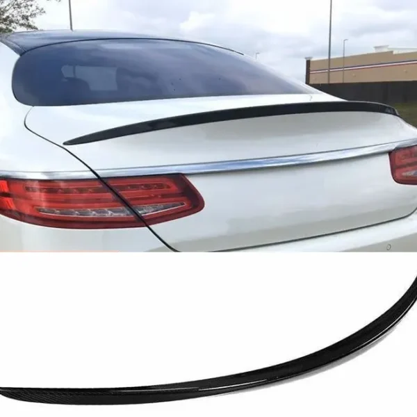 Mercedes-Benz S-klass Vinge spoiler C217 - Lackerad Blanksvart
