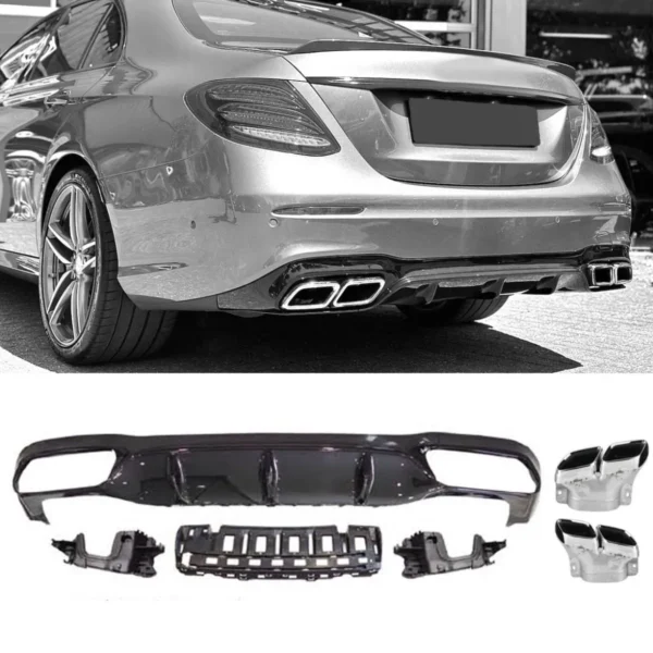Diffuser Mercedes W213 E63 AMG 16-20