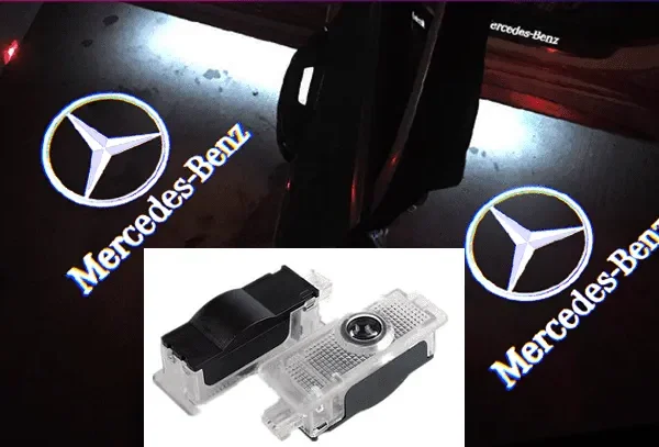 Mercedes Benz logga projektorlampor