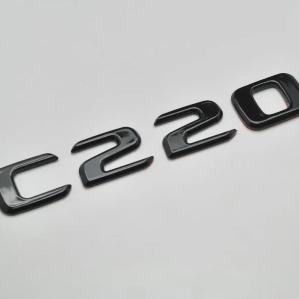 Mercedes C220 Emblem Blanksvart